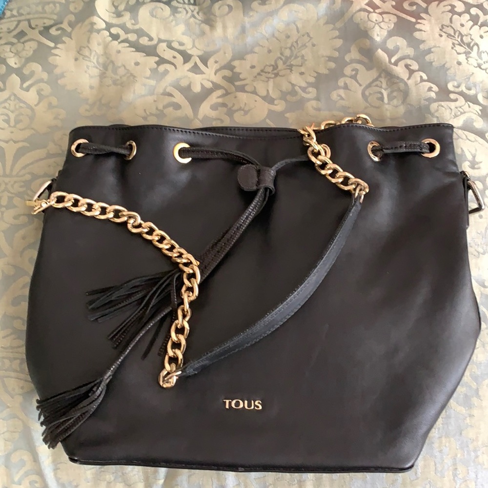 Leather bag Tous designer inspired